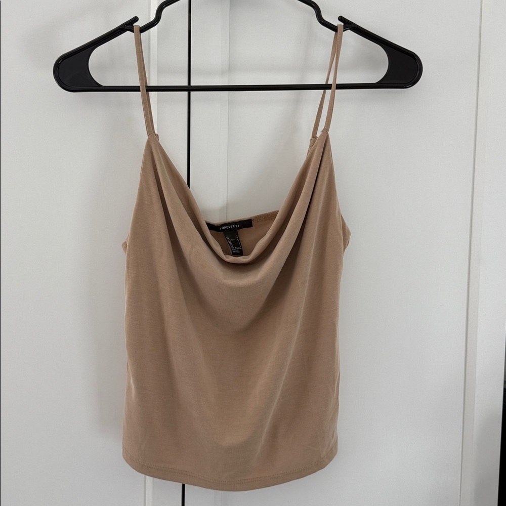Forever 21 Cowlneck tank top